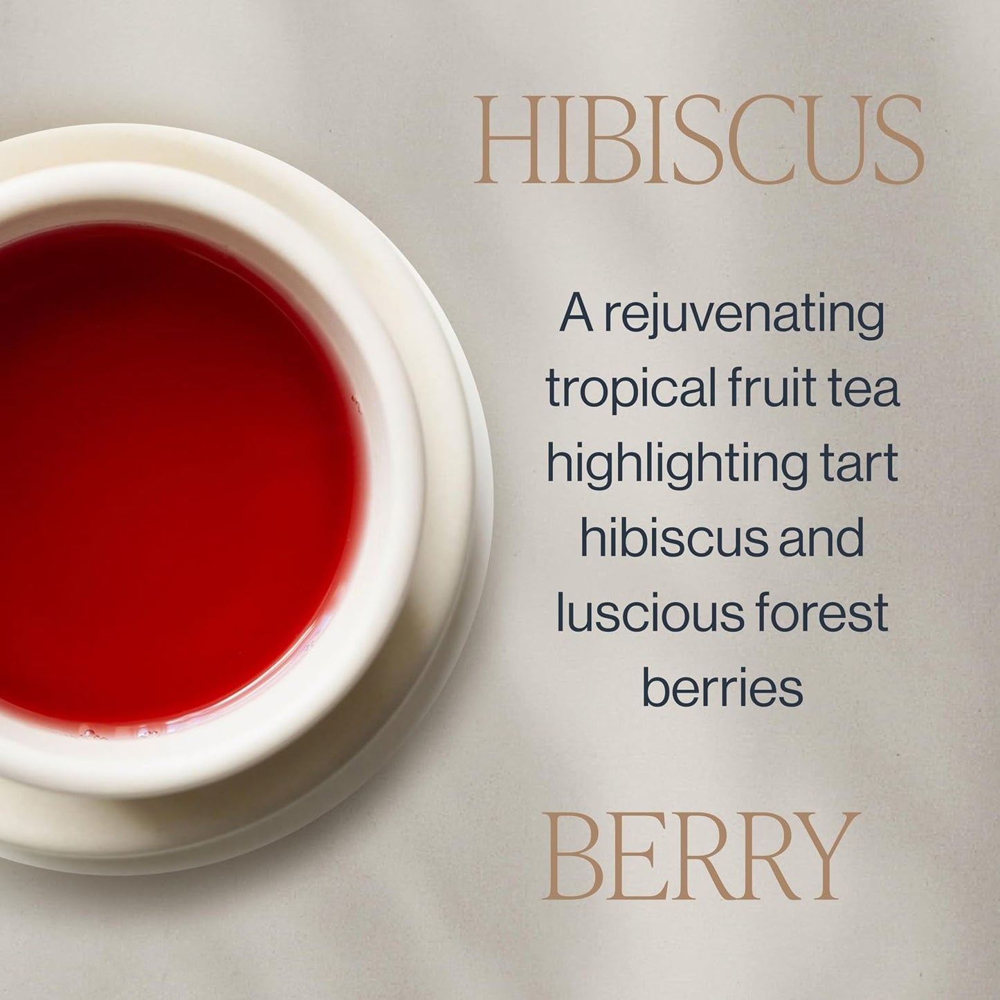 Rishi Tea Hibiscus Berry Organic Herbal Loose Leaf Tea, Caffeine Free, 4oz | Antioxidant Rich, Naturally Sweet Botanical Tea Blend, Enjoy Hot or Iced, Sustainable, 10+ Servings