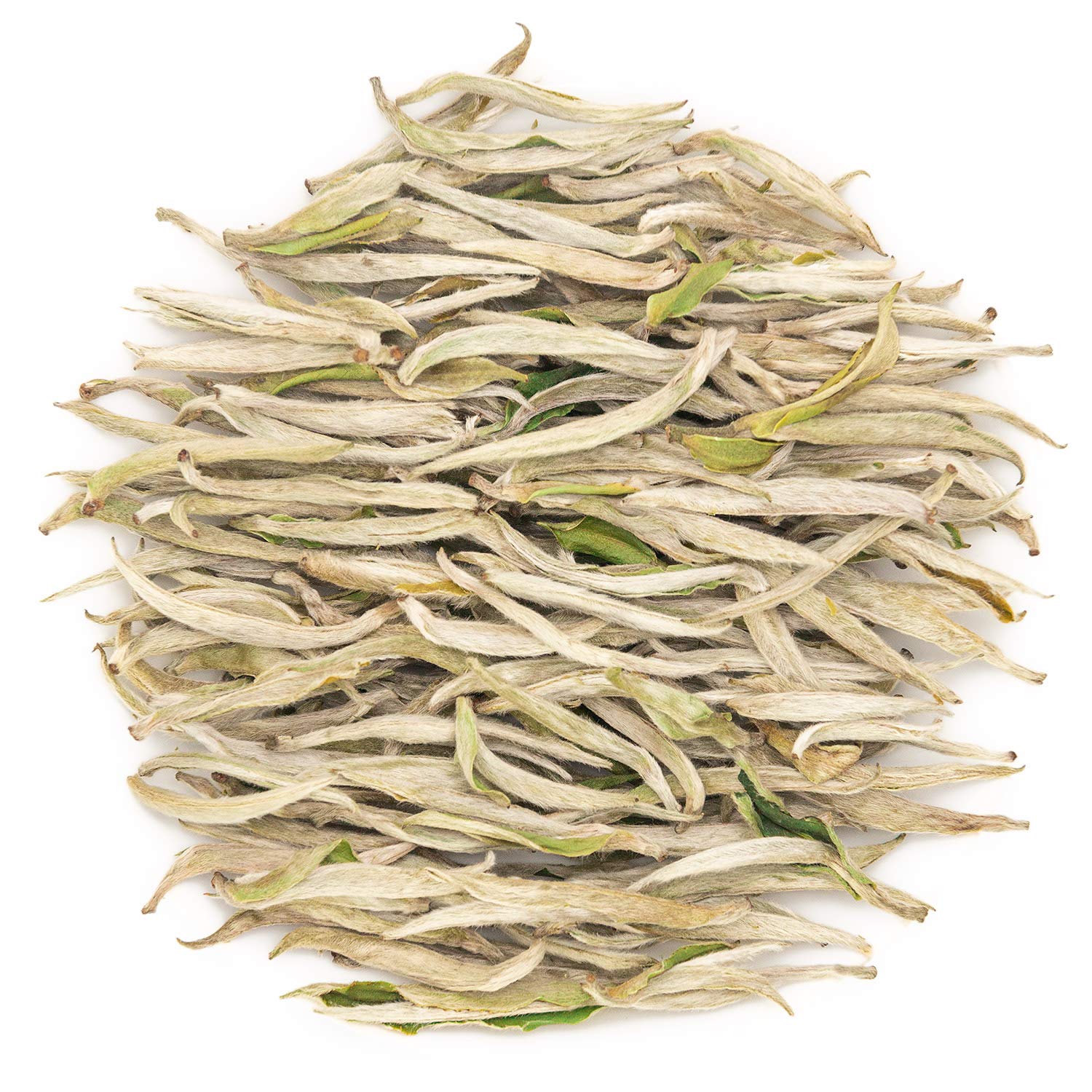 Oriarm Fuding Silver Needle White Tea Loose Leaf 500g (Pack of 2) - Bai Hao Yinzhen Chinese Silver Tips Tea 2nd Grade
