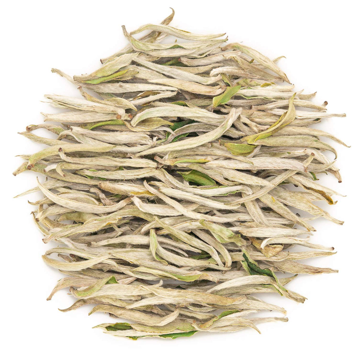 Oriarm Fuding Silver Needle White Tea Loose Leaf 500g (Pack of 2) - Bai Hao Yinzhen Chinese Silver Tips Tea 2nd Grade