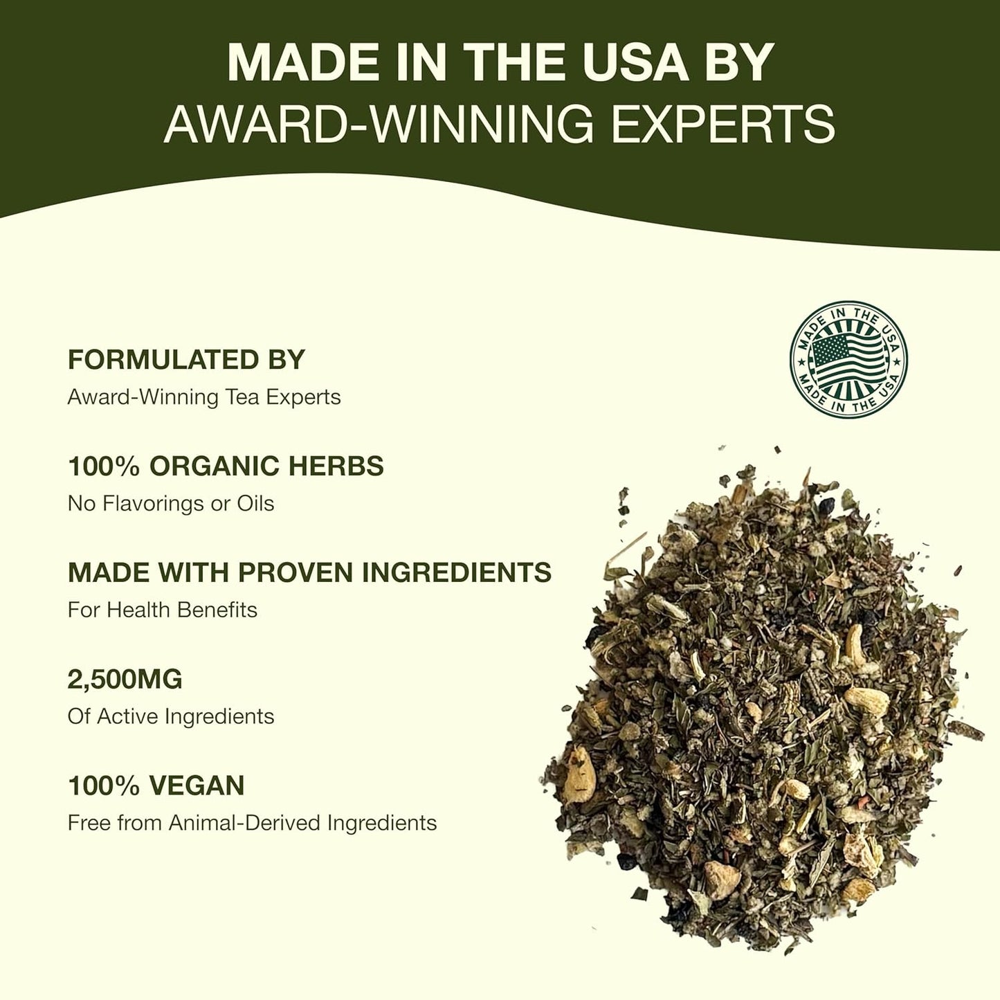 Organic Mullein Tea - Lung Detox Tea for Better Lungs - Respiratory Tea With Mullein, Marshmallow Root, Peppermint, Spearmint, Licorice Root, Thyme and Extra Herbal Ingredients - The Ultimate USDA Organic Lung Detox Tea