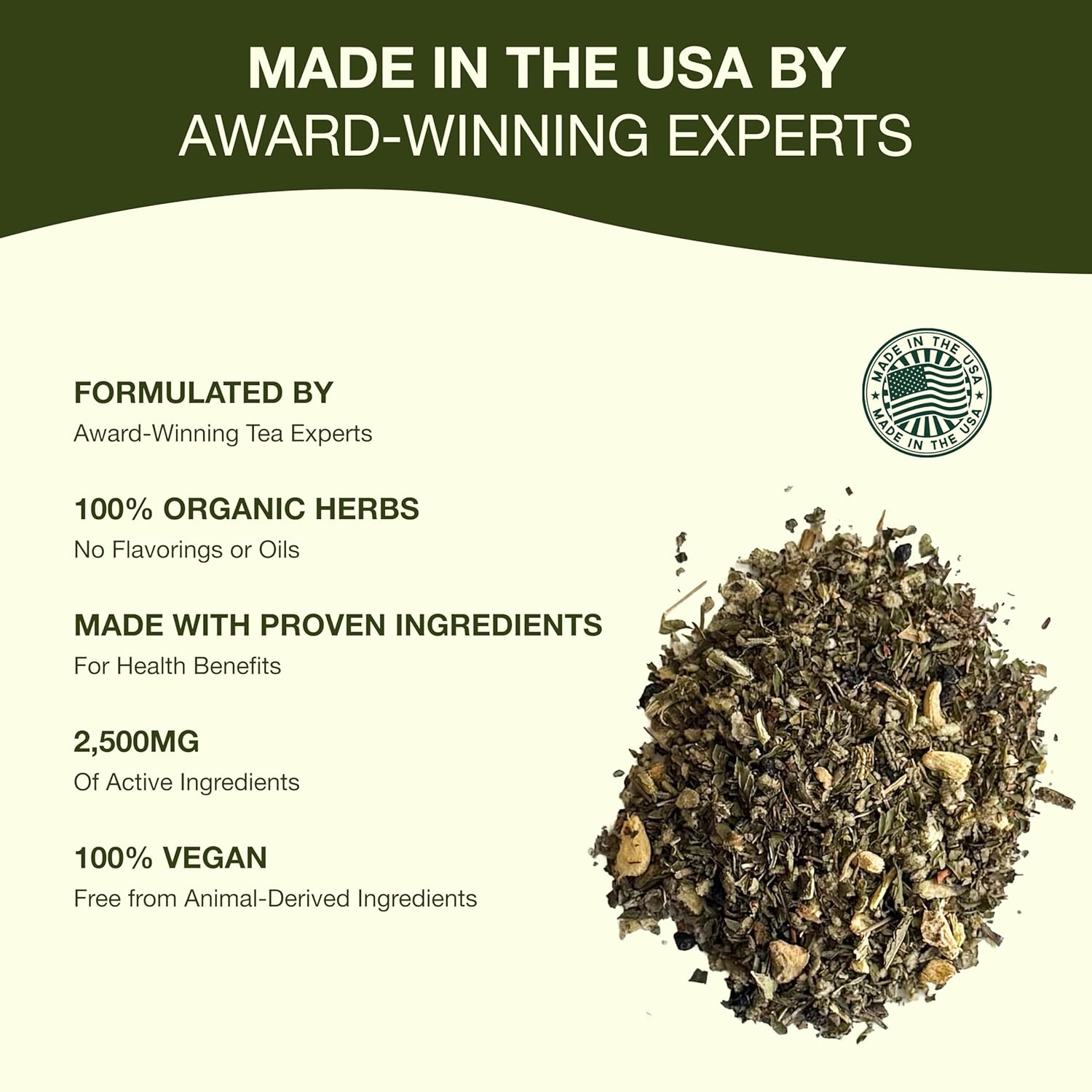Organic Mullein Tea - Lung Detox Tea for Better Lungs - Respiratory Tea With Mullein, Marshmallow Root, Peppermint, Spearmint, Licorice Root, Thyme and Extra Herbal Ingredients - The Ultimate USDA Organic Lung Detox Tea