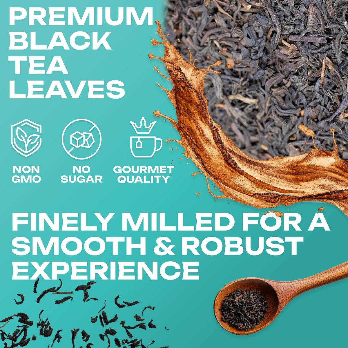 Black Orange Pekoe Iced Tea Bags, 1 Gallon Tea Bags, 48 Count, Bulk Iced Tea Packs, Orange Pekoe Tea for Restaurants, Cafes &amp; Home