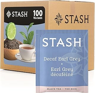 Stash Tea Decaf Earl Grey Tea, Box of 100 Tea Bags