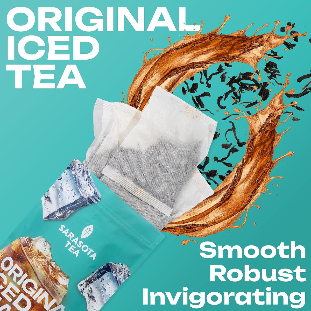 Black Orange Pekoe Iced Tea Bags, 1 Gallon Tea Bags, 48 Count, Bulk Iced Tea Packs, Orange Pekoe Tea for Restaurants, Cafes &amp; Home