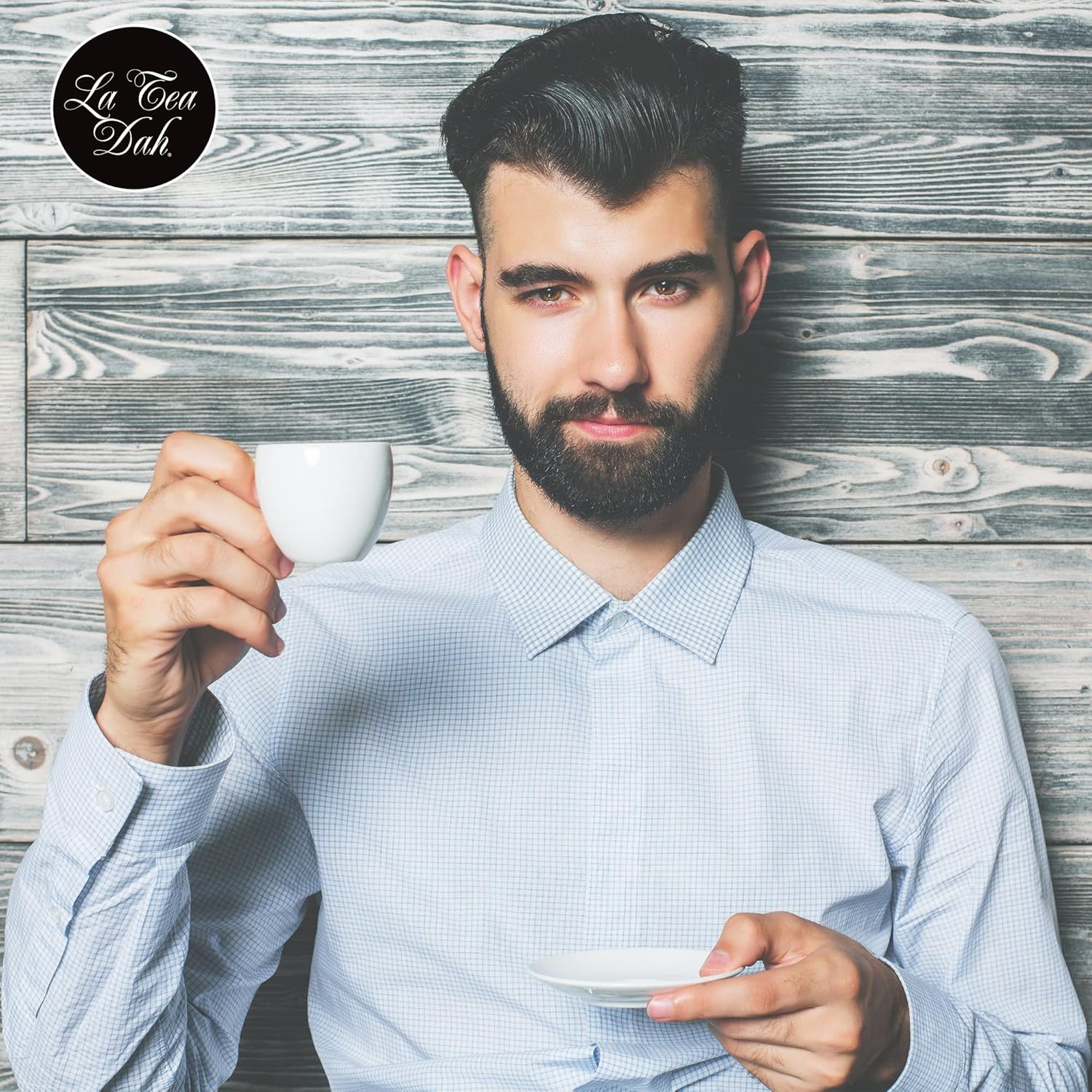 Man Tea, Earl Grey Supreme by La Tea Dah, Gourmet Caffeinated Earl Grey Tea Bags, Unique Gifts for Men for Birthday, Fathers Day, or Anniversary