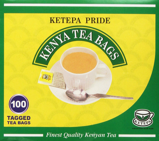 Ketepa Kenya Tea - Ketapa Pride Tea Bags - 100ct KTDA