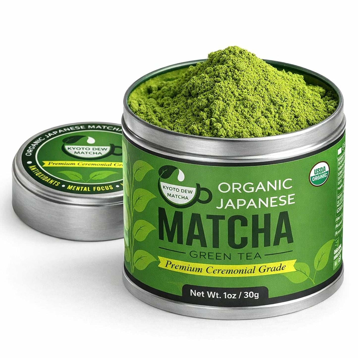 Kyoto Dew Matcha Organic Ceremonial Grade Matcha Powder 30g | Organic Ceremonial Grade Matcha from Uji, Kyoto, Japan