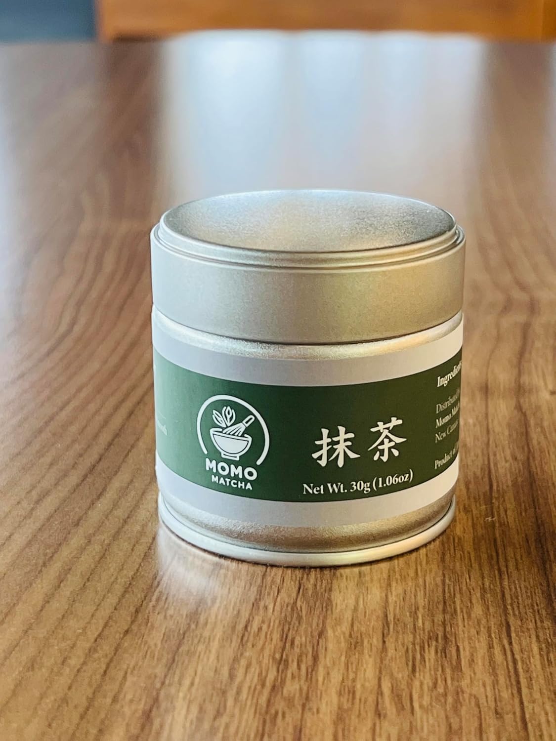 Momo Matcha – Ceremonial Grade Matcha Powder (Best-in-class Blend) – 30g Tin, Made in Japan