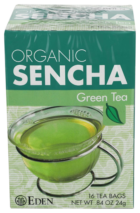 Eden Foods Tea Sencha Green Organic, 16 ct