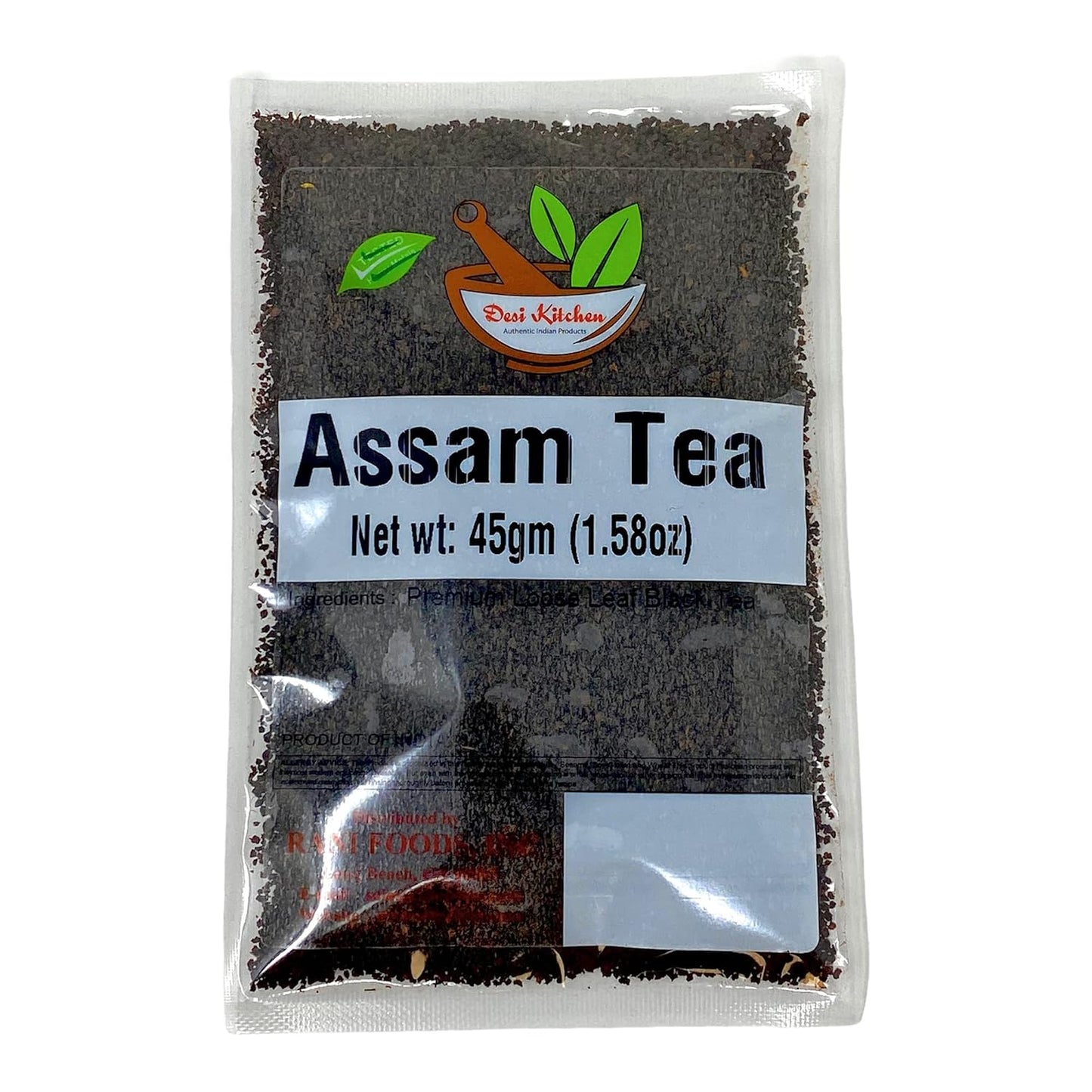 Desi Kitchen Premium Loose Leaf CTC Assam Black Tea 45gm (1.58oz) Try this Small pack!!