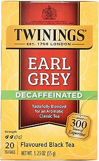 TWININGS TEA, TEA,DECAF,EARL GREY 20 BAG
