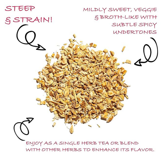 Worldwide Botanicals Organic Astragalus Root – 8 Oz – 100% Astragalus membranaceus - Cut & Sift