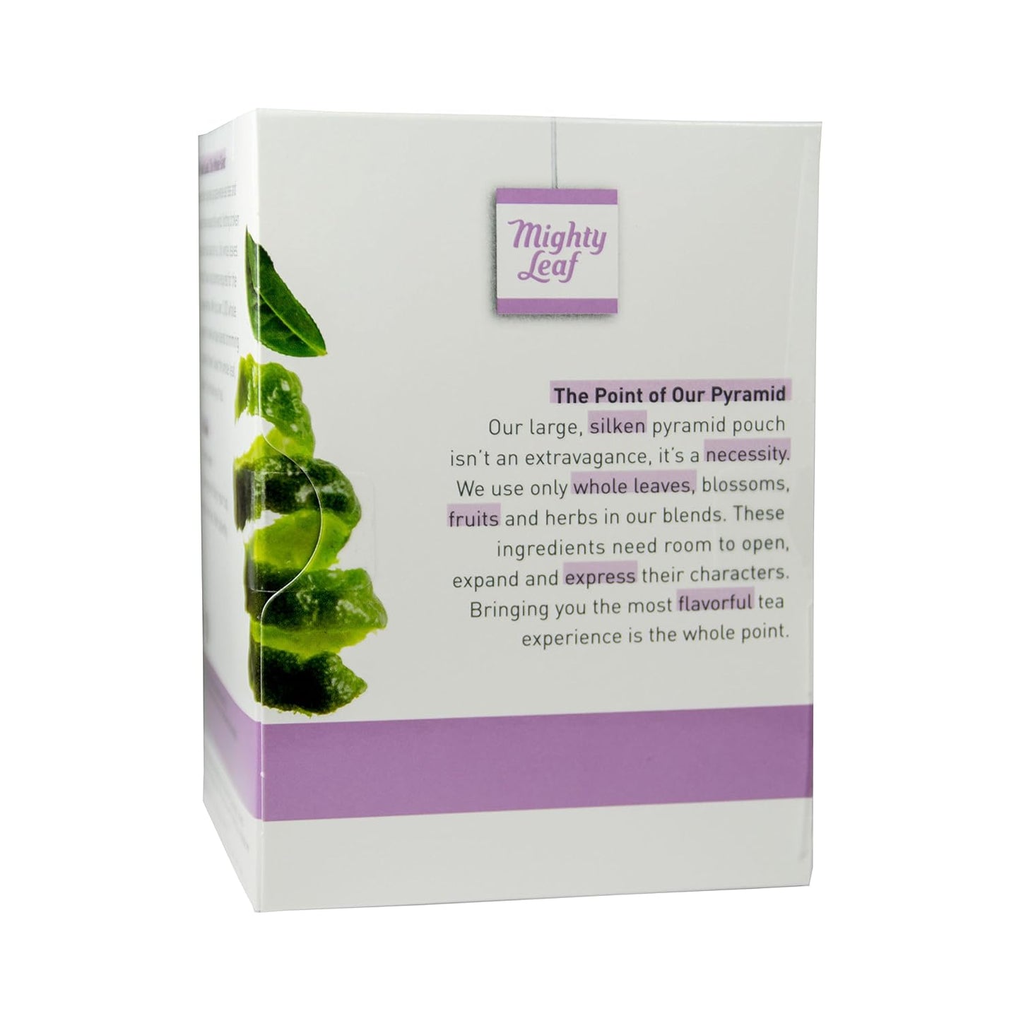 Mighty Leaf Whole Leaf, Tea Organic Earl Grey, 15 Tea Bags Individual Pyramid-Style Tea Sachets of Organic Caffeinated Black Tea with Organic Bergamot, Delicious Hot or Iced