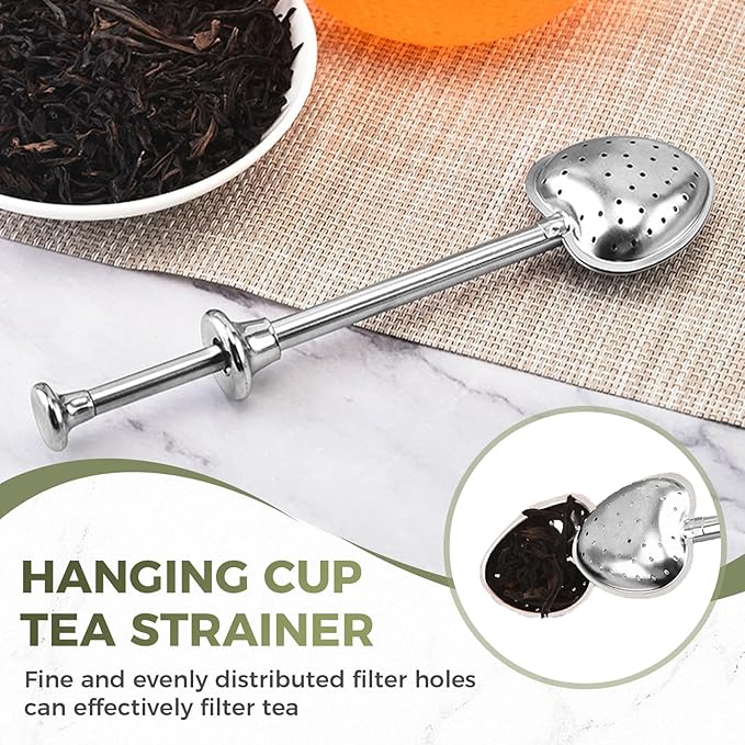 Stainless Steel Tea Diffuser,2025 New Tea Strainer Tea Infuser for Loose Leaf Tea,Creative Tea Spoon With Handle,Fine Holes Tea Interval Filter