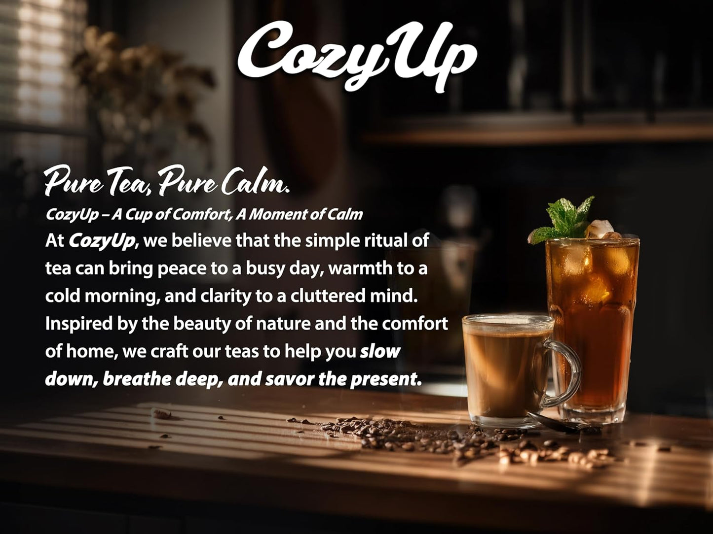 Cozy Up 36-Count 6 Flavors Variety Tea Pod, Compatible with Keurig Brewer | Including Green, Black, Jasmine, Earl Grey