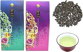 Premium Dong Ding Oolong Loose Tea Leaves Set – 2 x 150G 鹿谷極品凍頂 Taiwan Oolong, Hand-picked Organic Loose Leaves