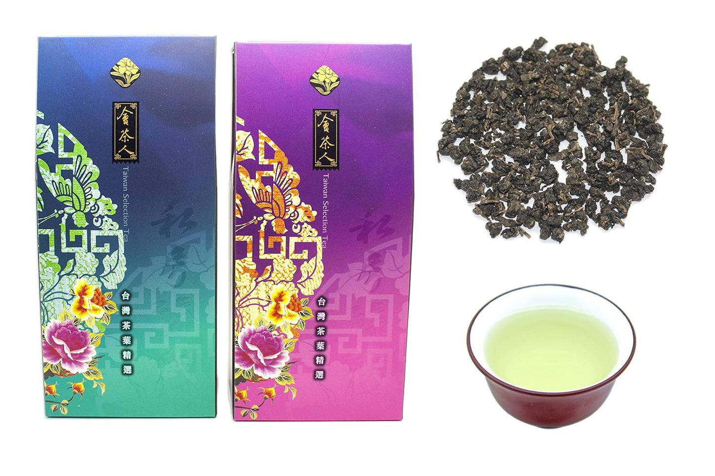 Premium Dong Ding Oolong Loose Tea Leaves Set – 2 x 150G 鹿谷極品凍頂 Taiwan Oolong, Hand-picked Organic Loose Leaves