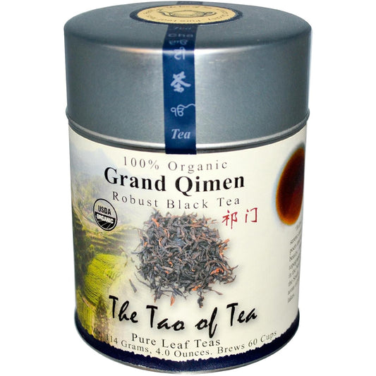 The Tao of Tea, Grand Qimen Black Tea, Loose Leaf, Sweet , 4 Ounce Tin