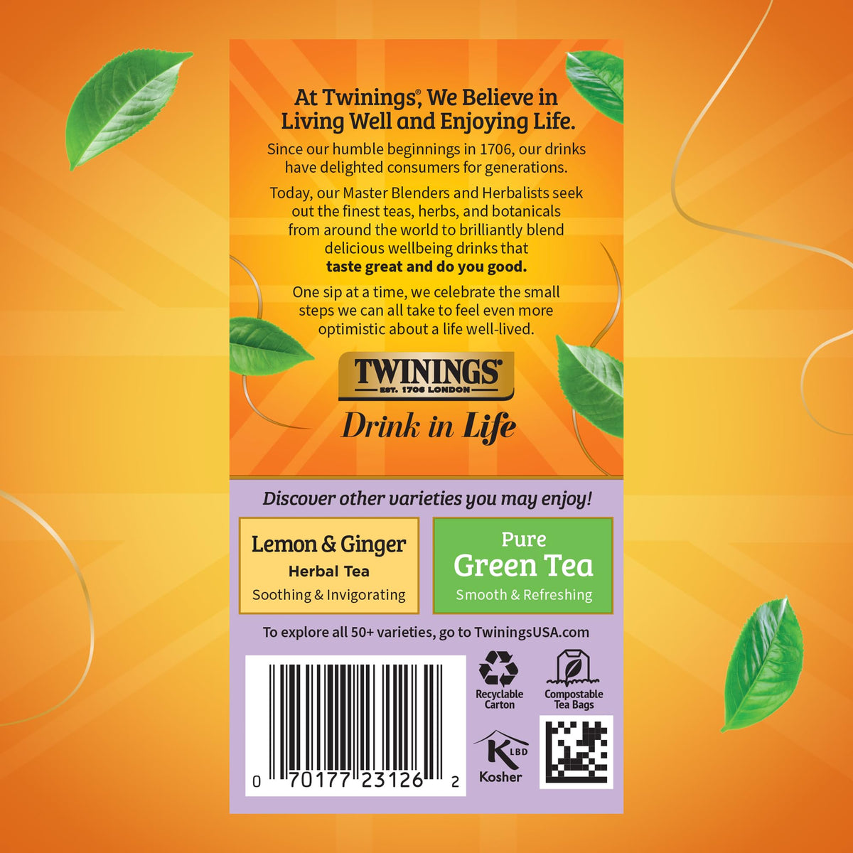 Twinings Wild Berries Herbal Tea Individually Wrapped Bags, 20 Count (Pack of 6), Full-Flavoured, Naturally Caffeine-Free