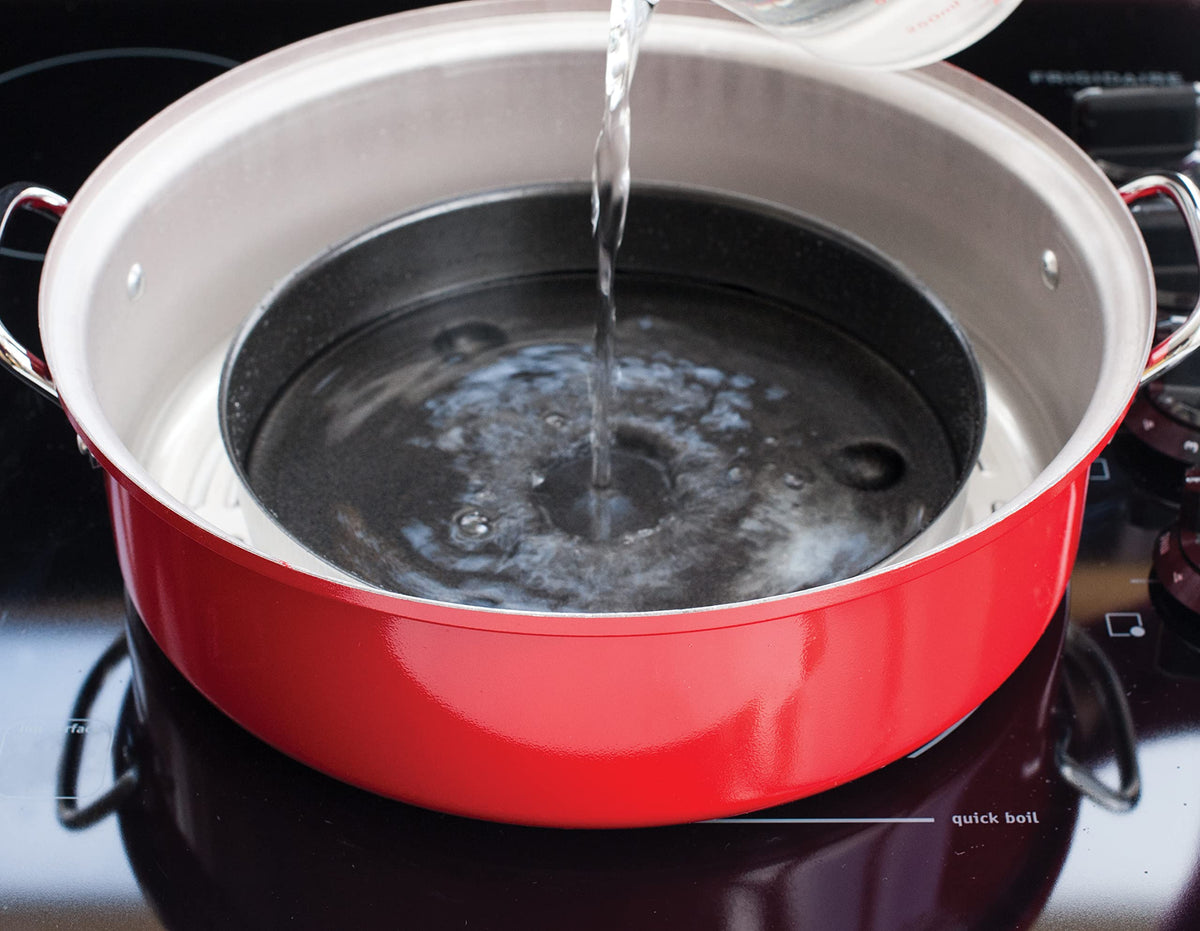 Nordic Ware Stovetop Kettle Smoker, Full Size, Red