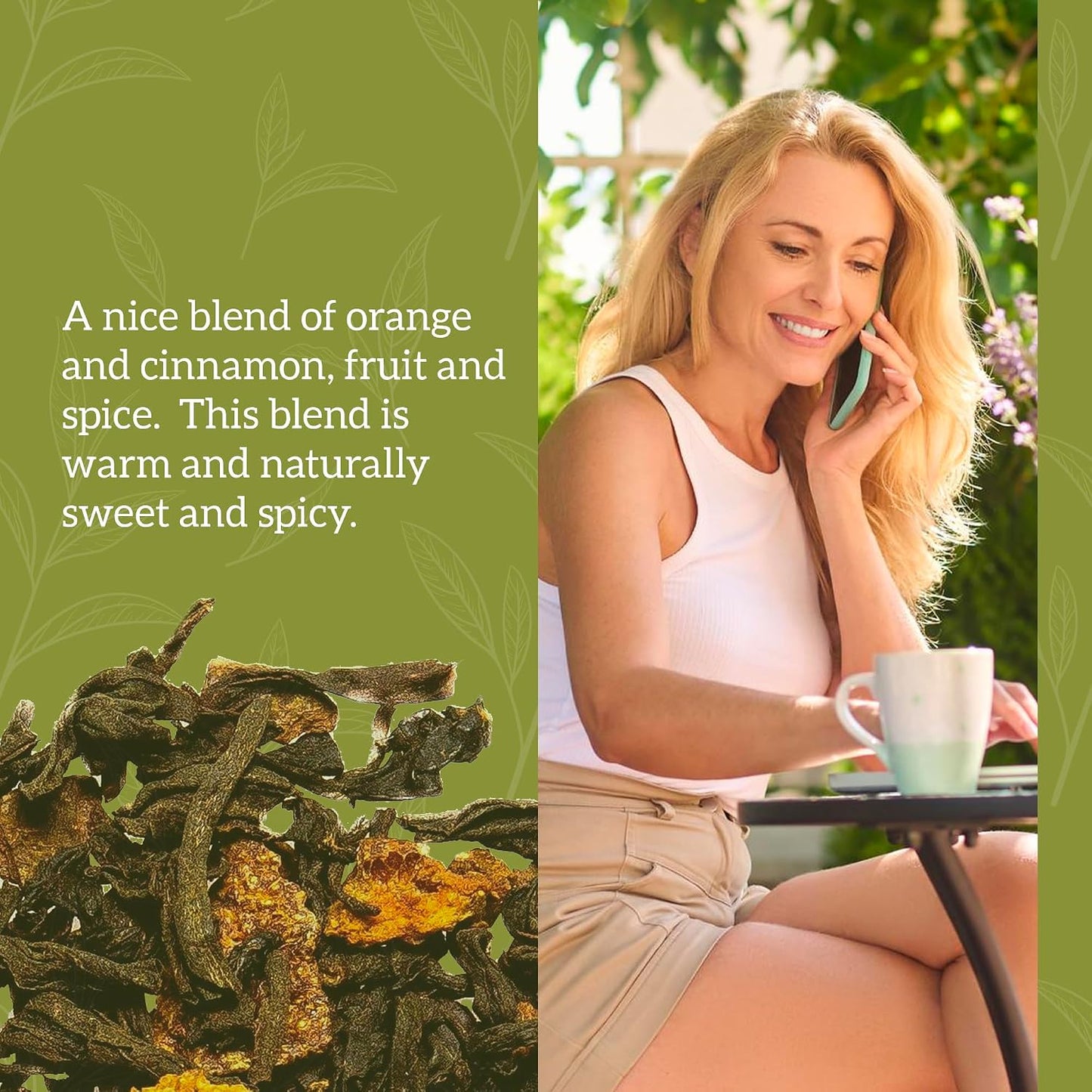 Nelson's Tea Orange Cinnamon Spice Chai Loose Leaf Tea, Sample 0.5 oz | Black Tea Samples Parentage