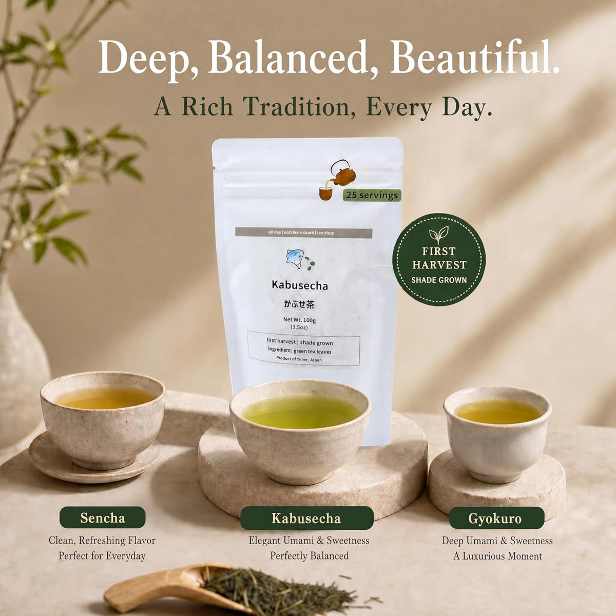 Kabusecha - Shade Grown Green Tea from Yame, Japan