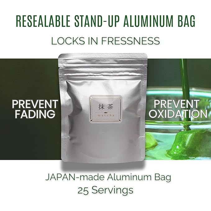 Satoen Authentic Japanese Ceremonial Grade Matcha Powder 1.76oz (50g) - Ceremonial Grade Green Tea Powder from Spring First Harvest - Made in Japan for Matcha Usucha, Straight or Latte