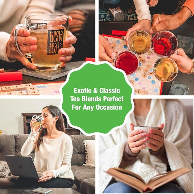 Tiesta Tea - Coconut Breeze, Loose Leaf, Soft Coconut Oolong Tea, Medium-Caffeinated Blend, Makes Hot or Iced & Up to 20-25 Cups, 2oz Resealable Pouch