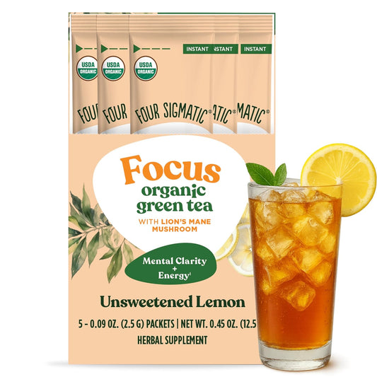 Four Sigmatic Focus Organic Green Tea Single Serve 5ct