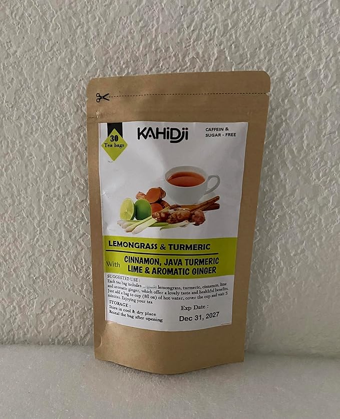 LEMONGRASS & TURMERIC, CINNAMON, JAVA TURMERIC, LIME & AROMATIC GINGER - 30 Tea Bags