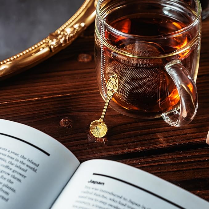 Tea Strainers For Loose Tea Stainless Steel Tea Ball Infuser Tea Ball For Loose Leaf Tea Infuser For Loose Leaf Tea Loose Leaf Tea Steeper Cute Tea
