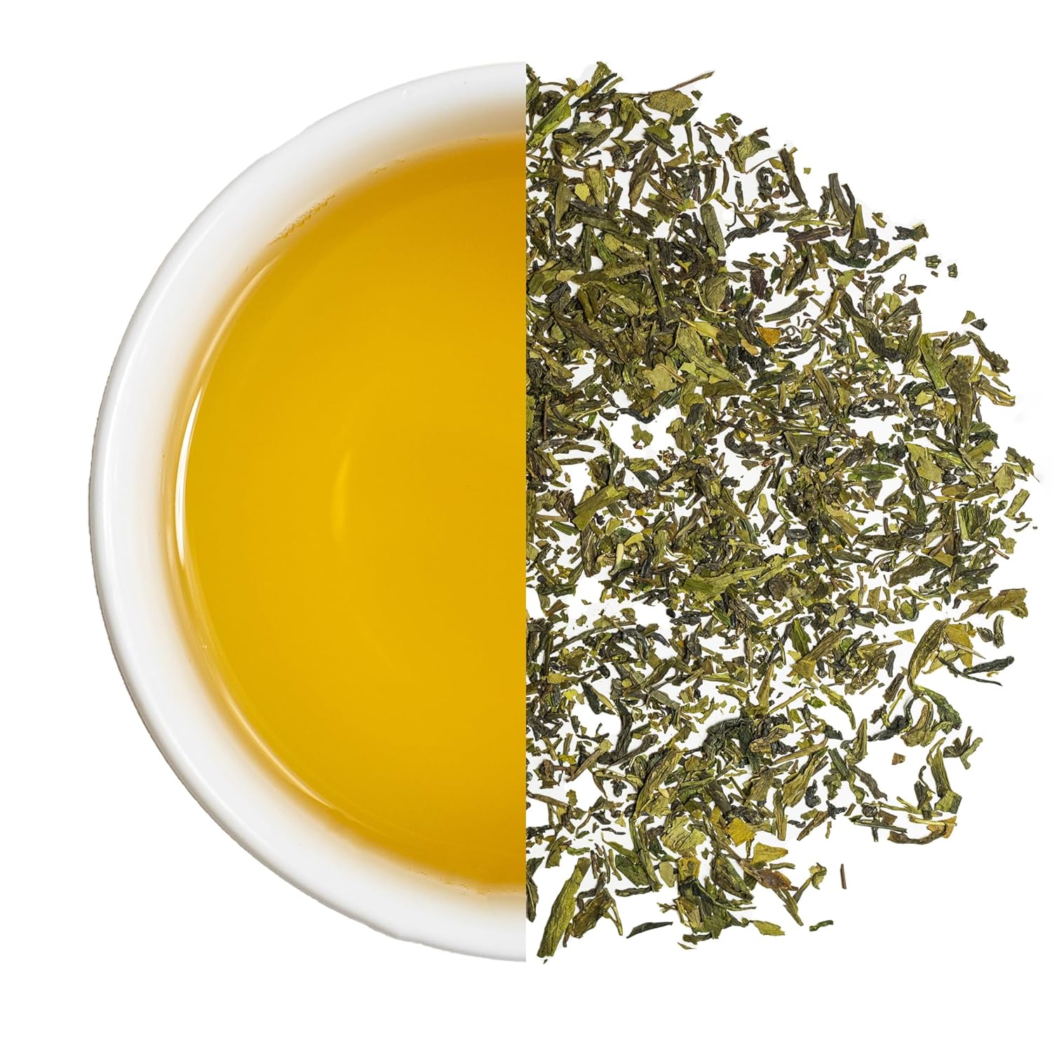 Dragonwell Loose Leaf Green Tea from China - Chinese - ½ lb Pouch - 8oz Resealable Bag - 1 Pack