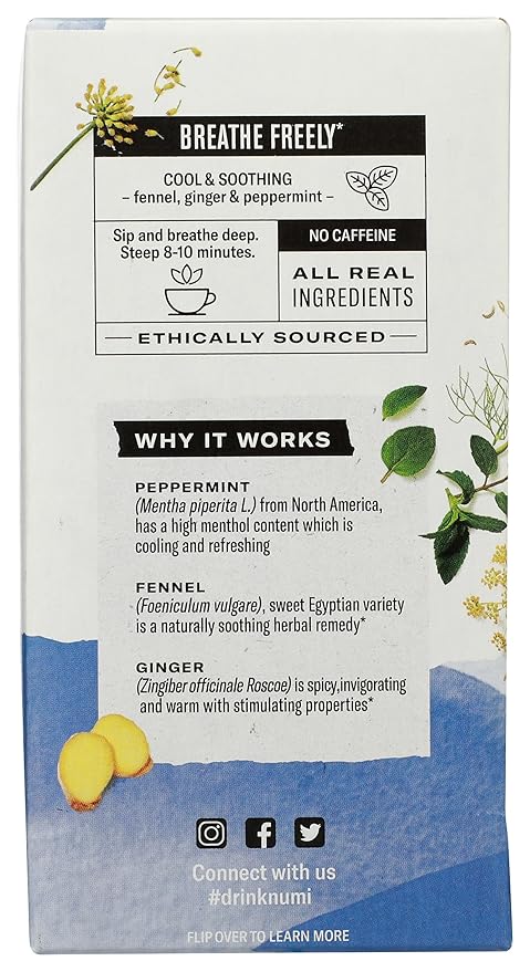Numi Organic Congest Away Tea, 16 CT