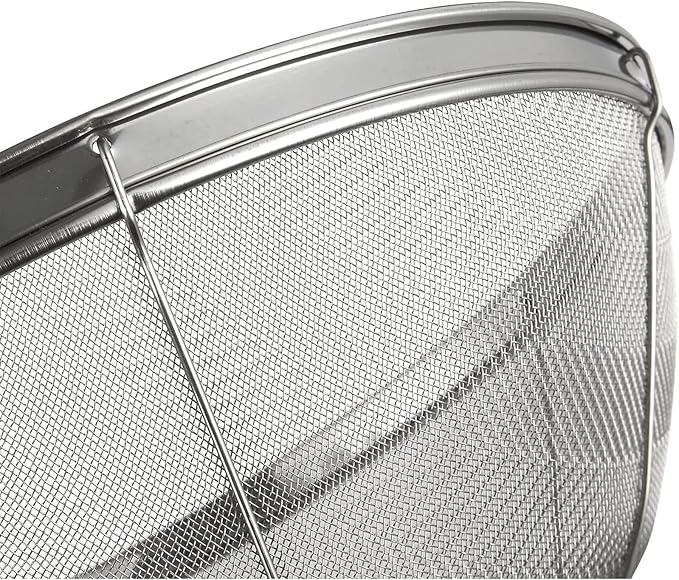 Juvale Fine Mesh Strainer - Stainless Steel Rice Strainer - Ultra-Fine Pasta Colander & Quinoa Sifter