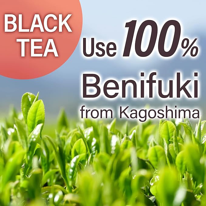 YAMASAN KYOTO UJI Sakura Japanese Loose Leaf Black Tea Bag 3g×15bags,Cherry Blossom Flavored Tea, Blended with cherry leaves