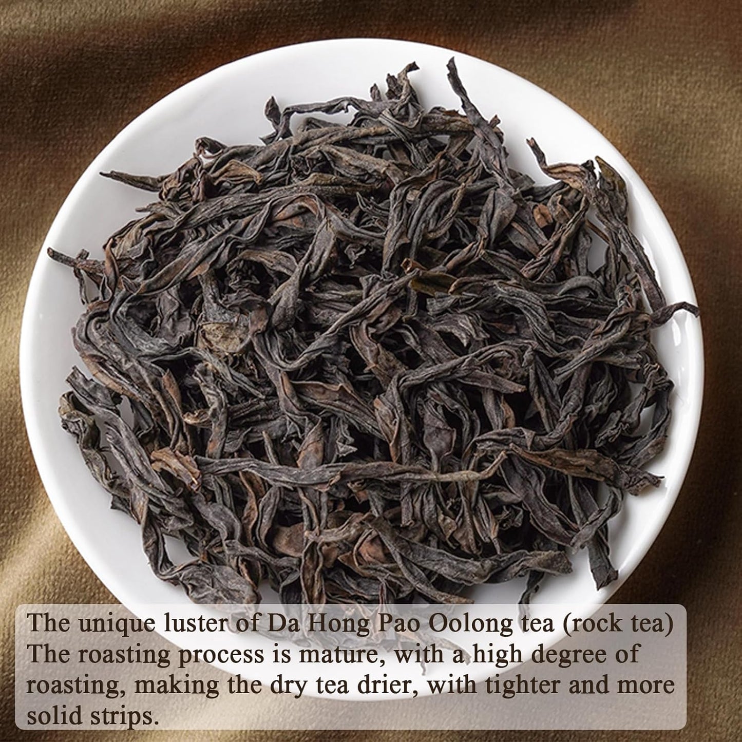 Lingyunxi Dahongpao Oolong Tea Loose Leaf Da Hong Pao Tea Big Red Robe Oolong Tea Rock Chinese Tea Wuyi Mountain Oolong 120g/4.23oz 大红袍 乌龙茶 武夷山岩茶