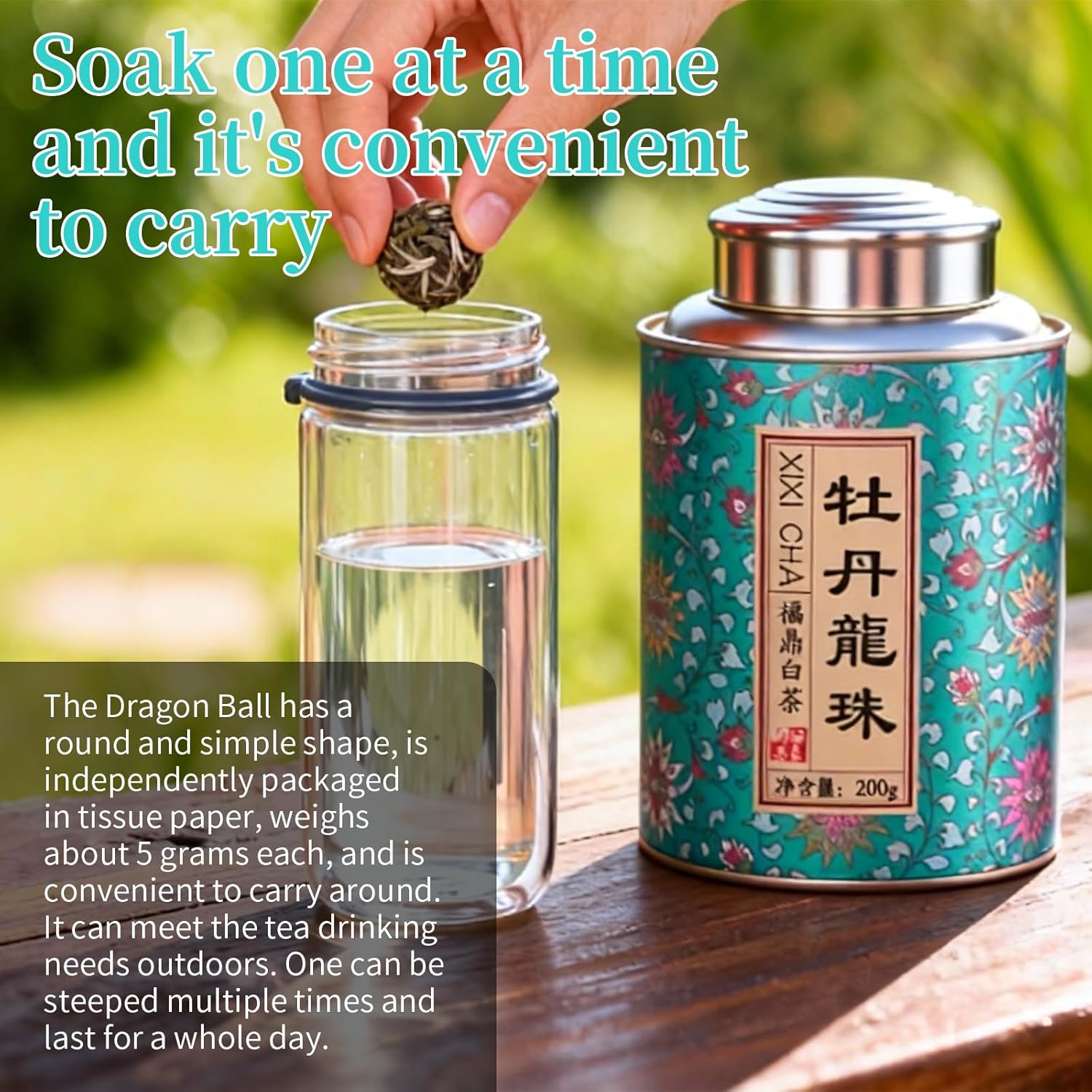 XIXICHA White Tea White Peony Tea 2013 Old White Tea Chinese Tea Fuding Dragon Pearls Tea7oz bai mu dan tea planting-Rich in antioxidants 白茶 白牡丹茶