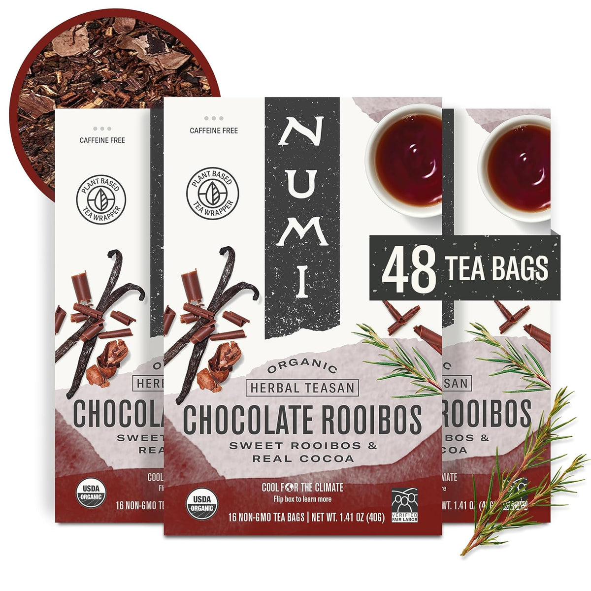 Numi Organic Chocolate Rooibos Tea