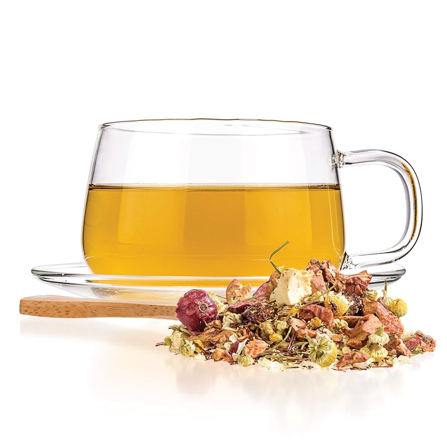 Tealyra - Tranquil Nights - Chamomile Fruity - Herbal Tea - Loose Leaf Tea - Calming &amp; Relax Tea - Caffeine Free - All Natural Ingredients - 110g (4-ounce)