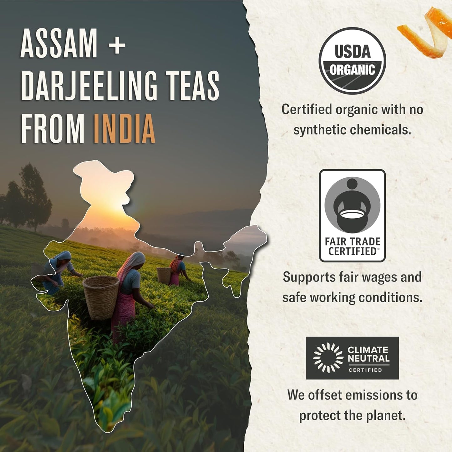 Numi Organic Breakfast Blend Tea | 18 Black Tea Bags | Assam, Ceylon & Darjeeling Black Teas | Caffeinated
