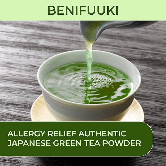 Benifuuki Tea, Green tea bags (30 packs) and benifuuki candy from Japanese Green Tea Co – Relaxation Green Tea – Easy to Prepare - Non-GMO - Ideal for Tea Lovers