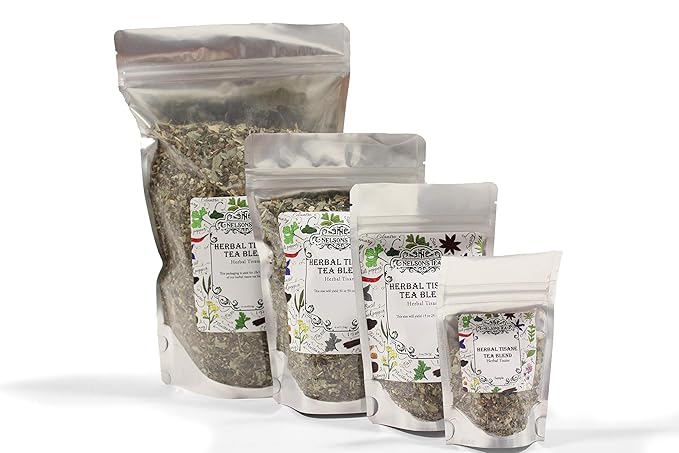 Nelson's Tea - Lavender Orange - Herbal Loose Leaf Tea - Caffeine Free - Orange peel, blue vervian, California poppy, lavender, catnip, cornflower, and basil (Sample 0.3 Oz)