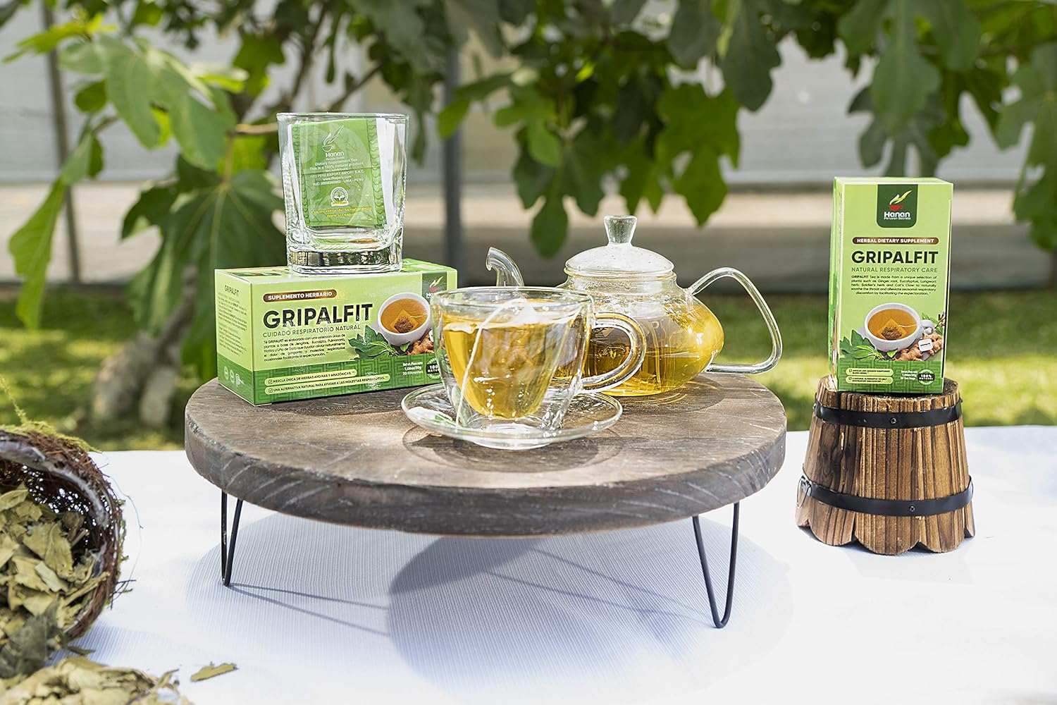 GRIPALFIT Natural Mix | 30 Tea Bags | Naturally Aids in Soothing the Throat and Seasonal Respiratory Discomfort - Single Pack