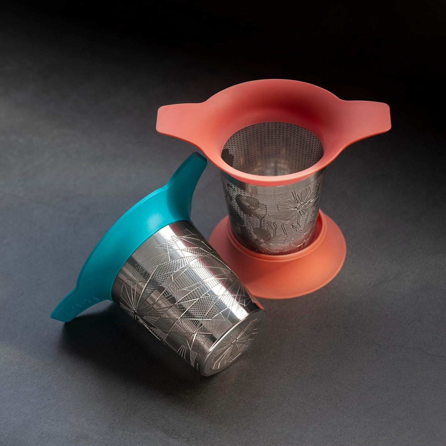 Tea Basket For Loose Tea Loose Leaf Tea Steeper For Loose Leaf Tea Stainless Tea Infuser Fine Mesh Tea Infuser Tea Filter Strainer Tea Diffusers For Loose Tea Brewer (Bee Still)