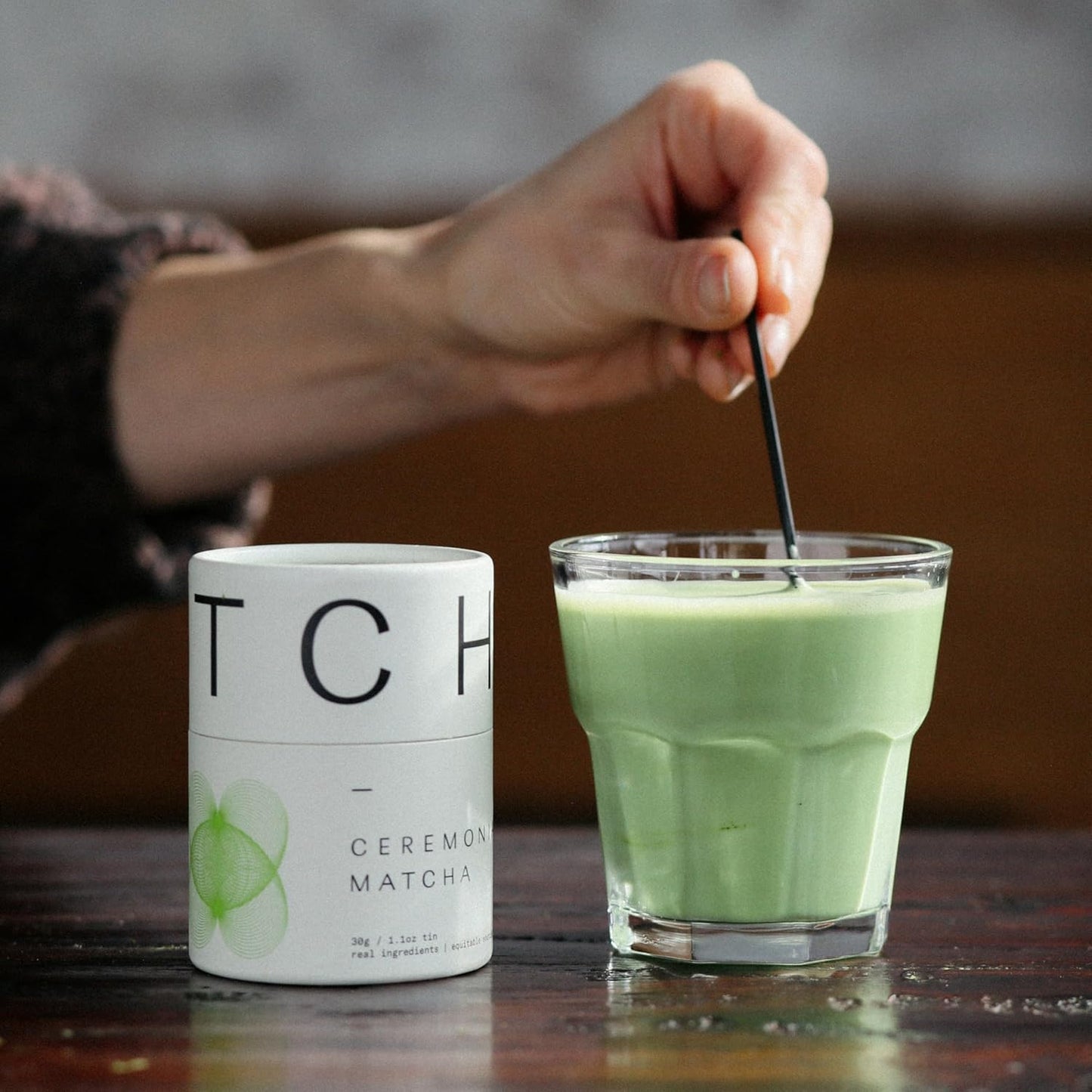 Dona First Flush Ceremonial Grade Matcha, Stone-Milled from Shizuoka, Kagoshima, and Kyoto Family Tea Estate, Hot or Iced, 1.1 Ounce Airtight Sealed Tin