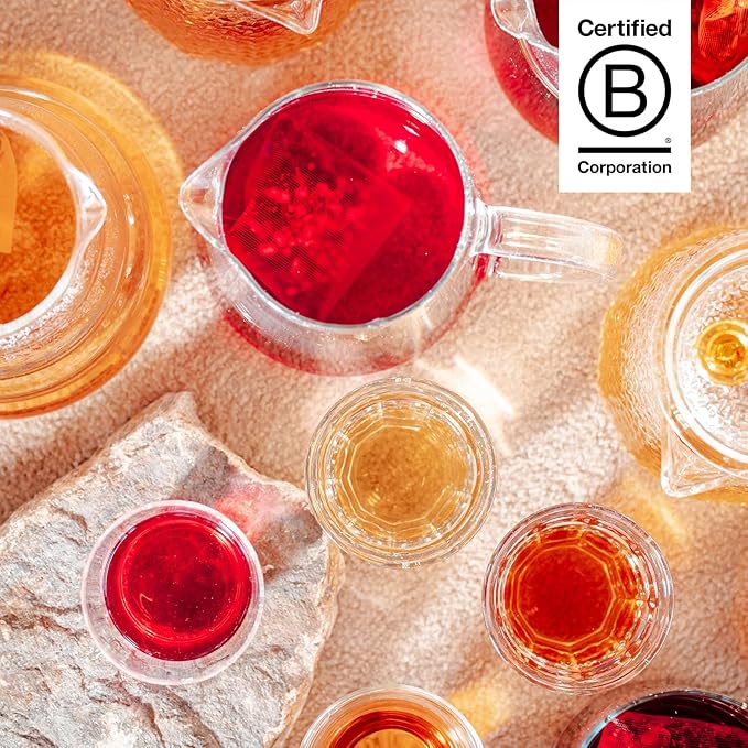 Grace Farms LAVENDER GOJI BERRY Herbal Teas (50 Sachet Pouch) | Naturally Sweet, Stress Relieving and Caffeine Free | Organic and Kosher Certified | Gives Back 100% of Profits