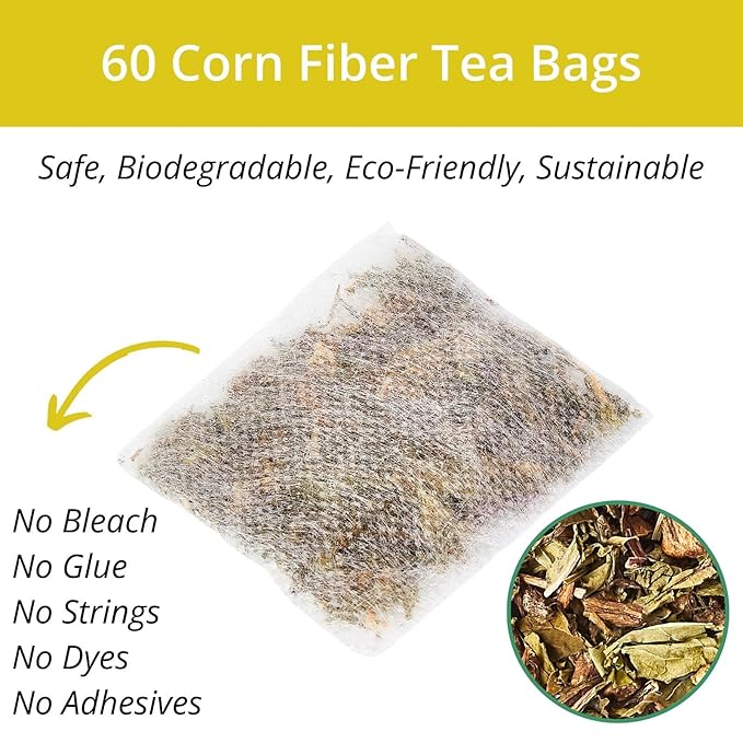 55 Dandelion Tea Bags, 3g/Bags 5.82oz, VitalForest Natural Dandelion Leaf and Root Tea, Dried Dandelion Root Tea Leaves, Caffeine Free