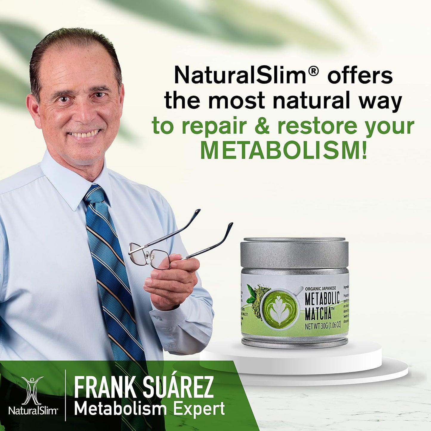 Naturalslim Japanese Organic Matcha Powder Green Tea, 30g | Metabolic Pure Japanese Matcha Tea Superfood with L-Theanine and Antioxidants for Metabolism, Energy, and Concentration
