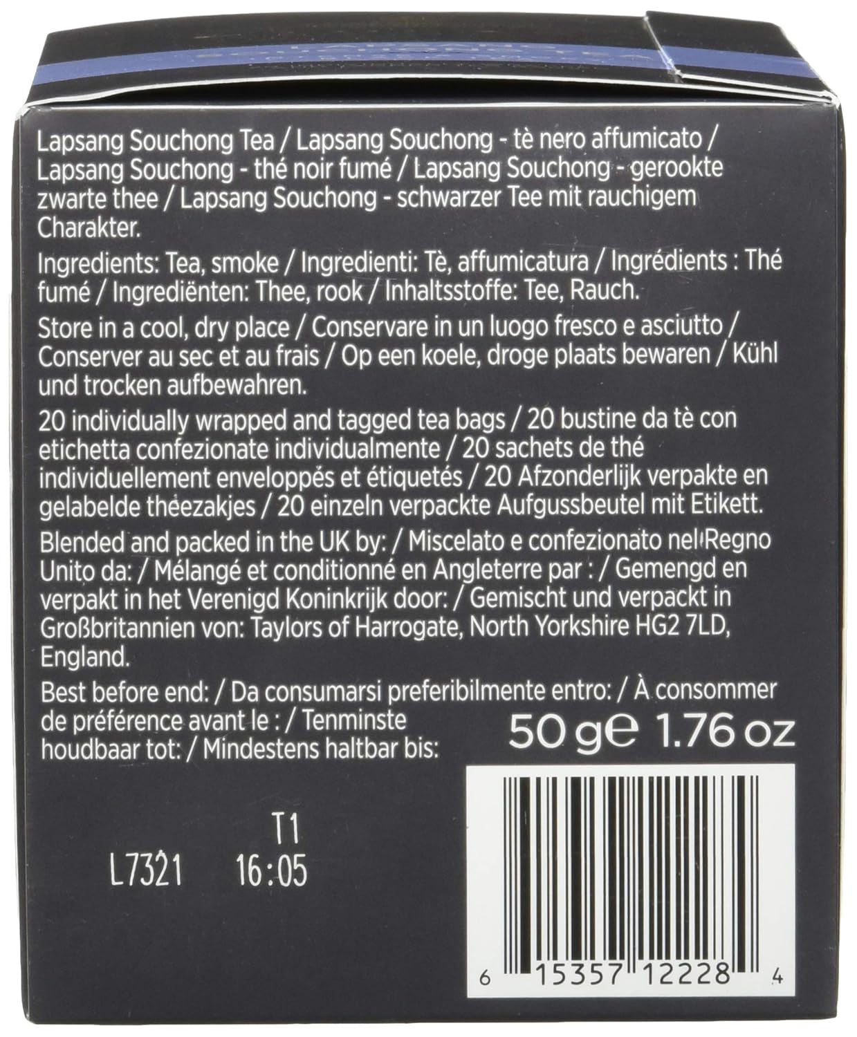 Taylors of Harrogate Lapsang Souchong, 20 Teabags