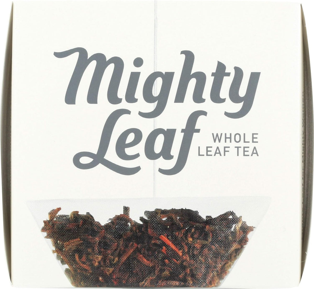 Mighty Leaf Whole Leaf, Tea Organic Earl Grey, 15 Tea Bags Individual Pyramid-Style Tea Sachets of Organic Caffeinated Black Tea with Organic Bergamot, Delicious Hot or Iced